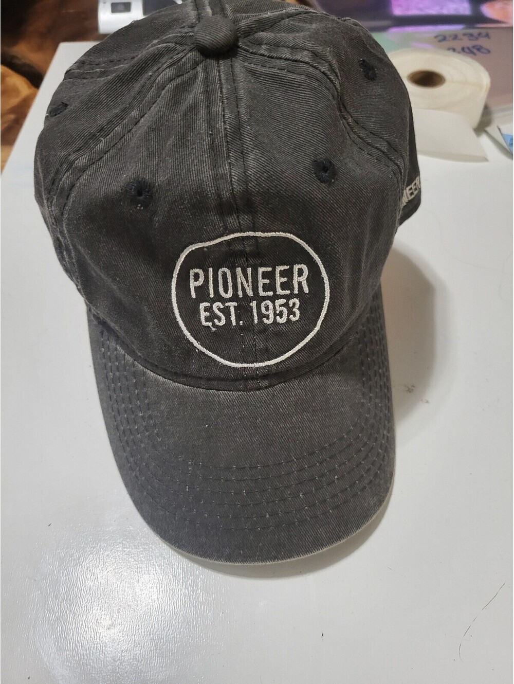 Pioneer EST. 1953 Black Cotton Baseball Cap